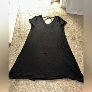 Black stretchy dress